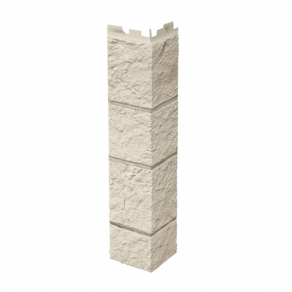 Угол фасадной панели Vox Vilo Sandstone (Песчаник) Ivory (Слоновая кость)