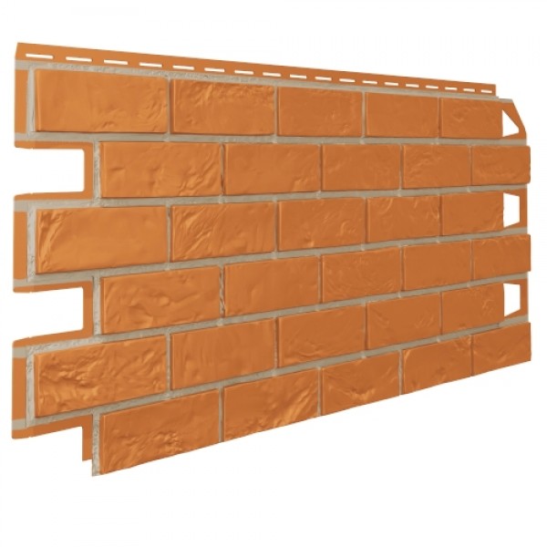 Фасадная панель VOX VILO Brick (Кирпич) со швом Marron (Каштан)