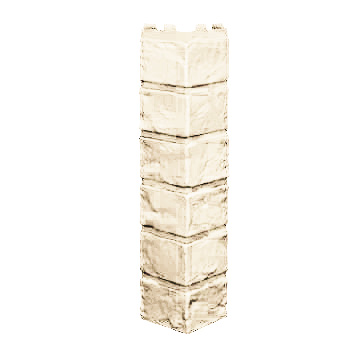 Угол фасадной панели Vox Vilo Brick (Кирпич) Ivory (Слоновая кость)