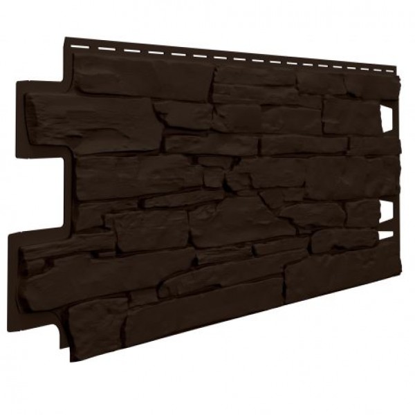 Фасадная панель VOX VILO Stone (Камень) Dark Brown (Темно-коричневый)