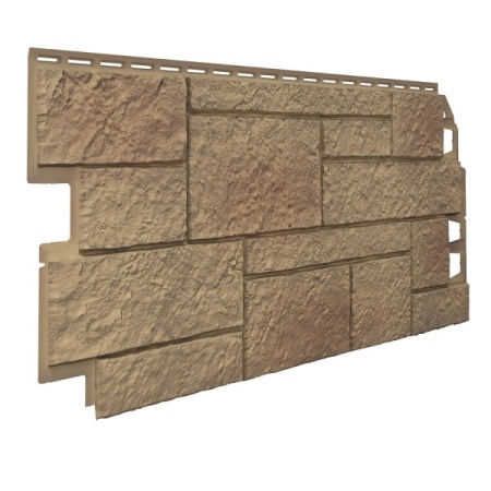 Фасадная панель VOX Solid Sandstone (Песчаник) 1000x420 Light Brown (Светло-коричневый)
