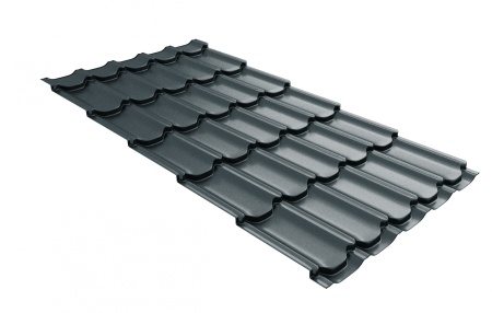 Металлочерепица Grand Line Кvinta Plus Rooftop Matte 0,5 сталь (1 кв.м.) RAL 7016